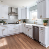 RTA Shaker Solid Wood Wall Cabinet White for Kitchen, Bathroom & Laundry Storage